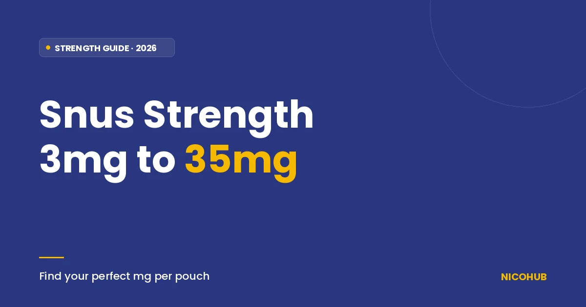 Snus Strength Guide: Find Your Perfect mg