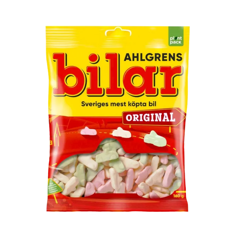 Front view of Ahlgrens Bilar Original candy - world most sold car