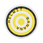 Front view of HELWIT Banana Extra Strong nicotine pouch – 7.5mg strength with banana flavor