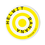 Front view of HELWIT Banana nicotine pouch – 3.5mg strength with banana flavor