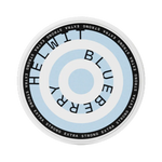 Front view of HELWIT Blueberry nicotine pouch – 7.5mg strength with blueberry flavor