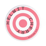 Front view of HELWIT Cherry nicotine pouch – 4.5mg strength with cherry flavor