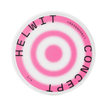 Front view of HELWIT Lingonberry nicotine pouch – 2.5 mg/pouch strength with sweet-tart lingonberry flavor.