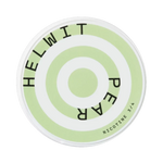 Front view of HELWIT Pear nicotine pouch – 4.5mg strength with pear flavor