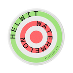 Front view of HELWIT Watermelon nicotine pouch – 3.5mg strength with sweet watermelon flavor