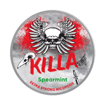 Front View of KILLA Spearmint nicotine pouch - 12.8mg strength with spearmint flavor
