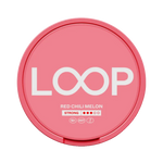 Front view of LOOP Red Chili Melon strong nicotine pouch – 9.4mg strength with melon and burning chili flavor