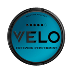 Freezing peppermint pouch with ultra-strong nicotine from VELO