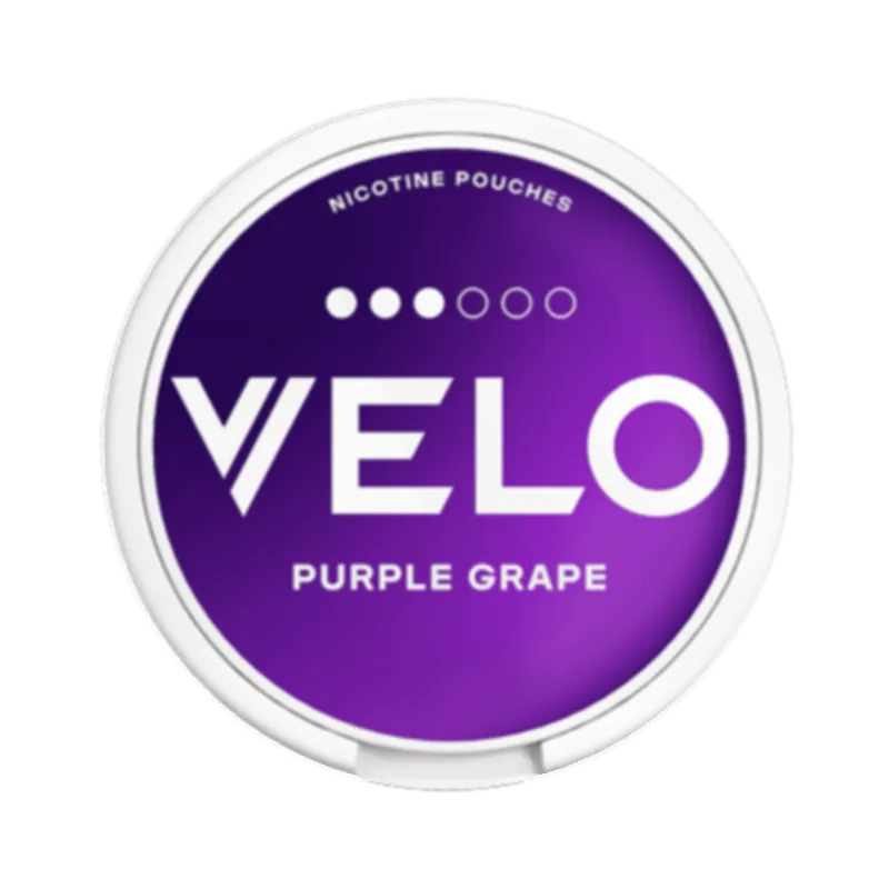 VELO Purple Grape nicotine pouch - fruity flavor with smooth strength
