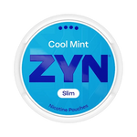 Front view of ZYN Cool Mint nicotine pouch – Extra Strong with cool mint flavor